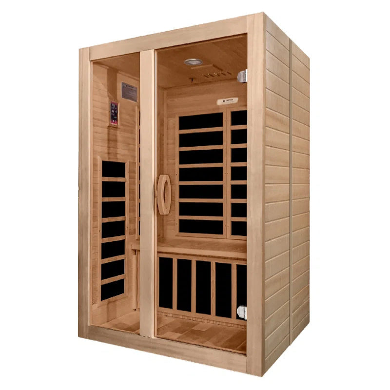 Dynamic Infrared Santiago 2 - Person FAR Infrared Sauna in Hemlock