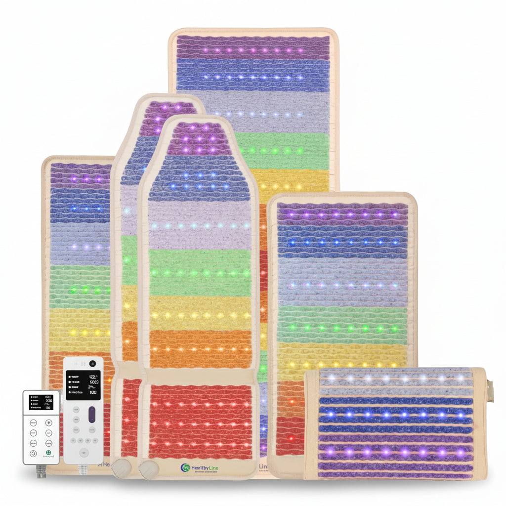 Rainbow Chakra Series | PEMF Far Infrared Heating Mats