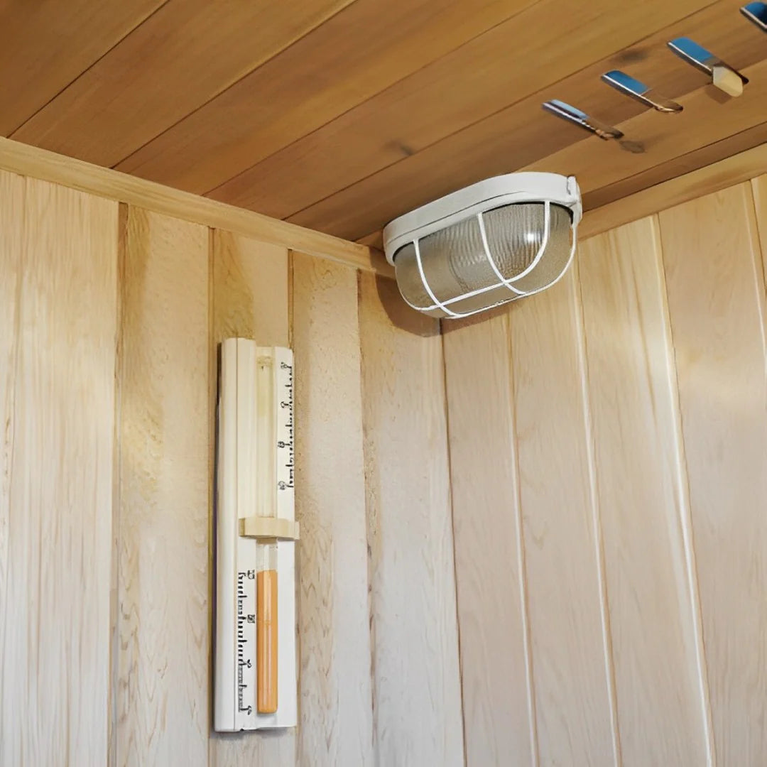 Charleston 4-Person Indoor Traditional Sauna Double Bench